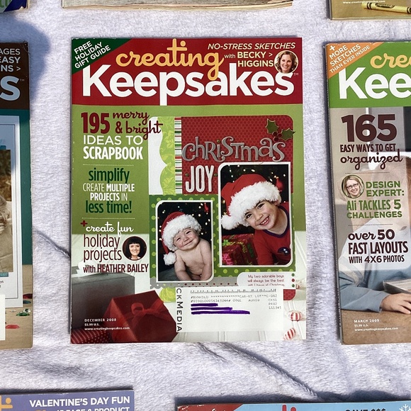 8 Creating Keepsakes Crafting Scrapbook Magazines - Picture 6 of 11